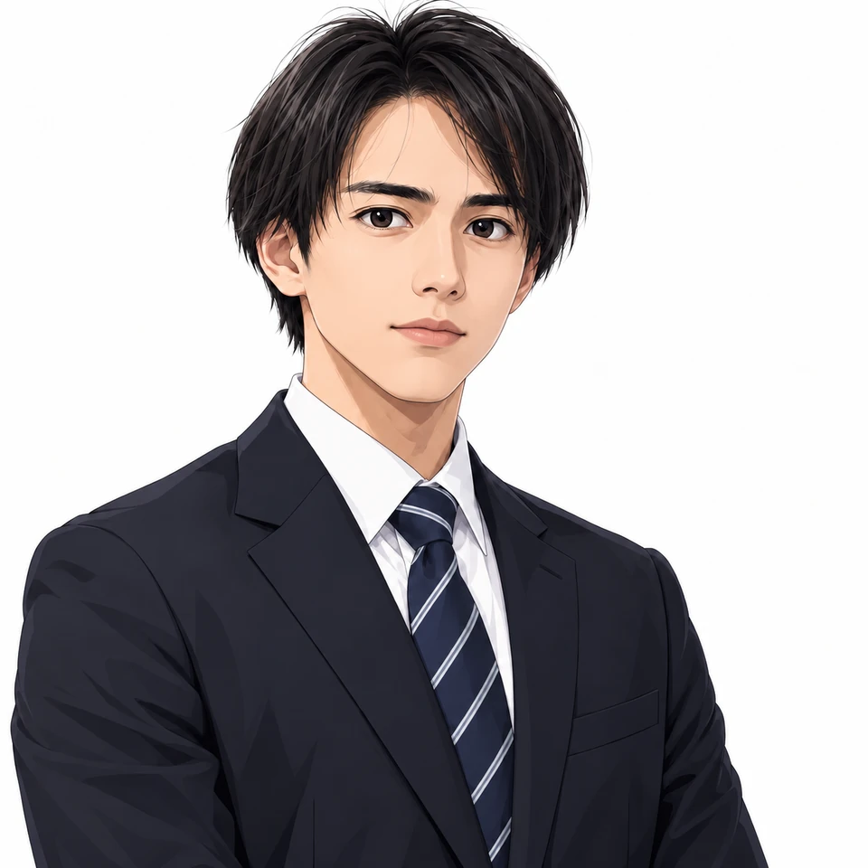 色紙チェッカー代表・今福のAI似顔絵